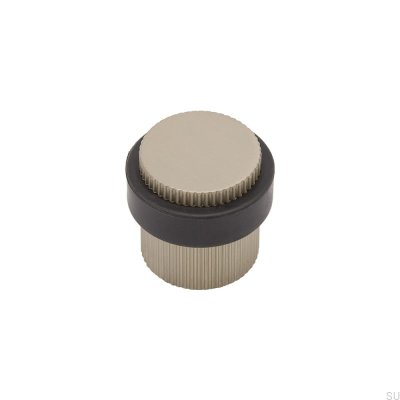 Footer Helix Stripe Серебряный напольный ограничитель двери