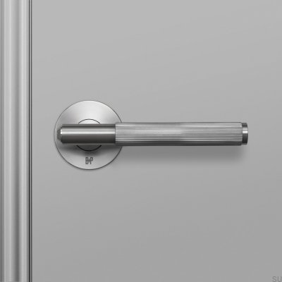 Фиксированная дверная ручка Linear Fixed 57 Steel Silver