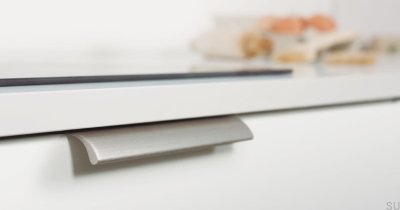 Ручка для мебели Ona 128 Edge, алюминий, анодированный серебром