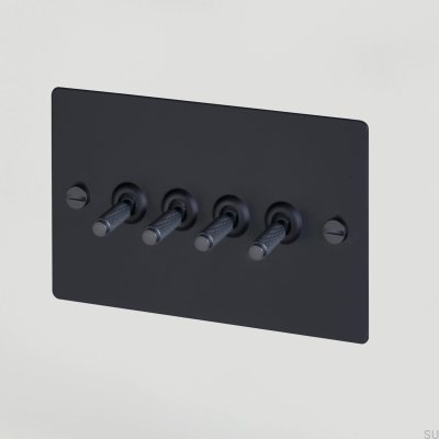 Cross 4G Quadruple Switch, сталь, черный, британский стандарт