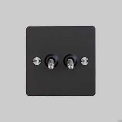 Cross 2G Double Switch, сталь, черный с серебристым, британский стандарт