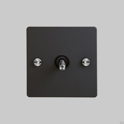Cross 1G Single Switch, сталь, черный с серебристым, британский стандарт