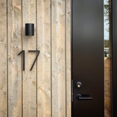 Номер дома большой номер 1 Алюминий