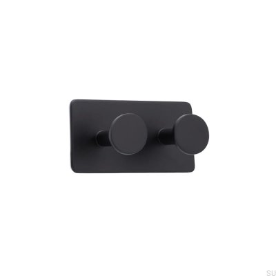 Настенная вешалка Base 210-2 Metal Black Mat