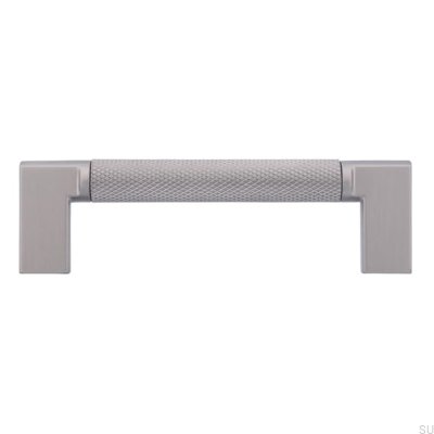 Ручка мебельная продолговатая 2457 96 Silver Brushed