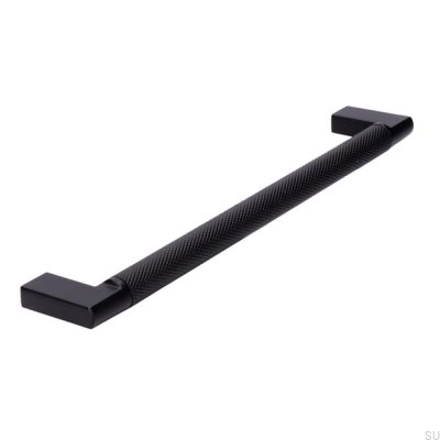 Ручка мебельная продолговатая 2457 192 Metal Black Mat