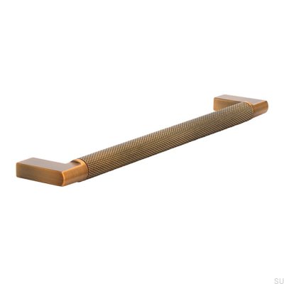 Ручка мебельная продолговатая 2457192 Antique Gold Brushed