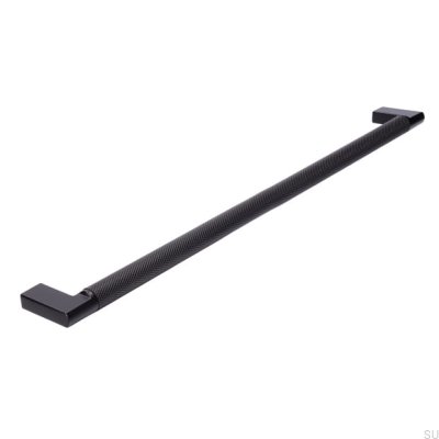 Ручка мебельная продолговатая 2457320 Metal Black Mat