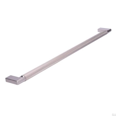 Продолговатая мебельная ручка 2457 320 Silver Brushed