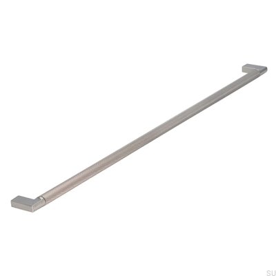 Ручка мебельная продолговатая 2457 480 Silver Brushed