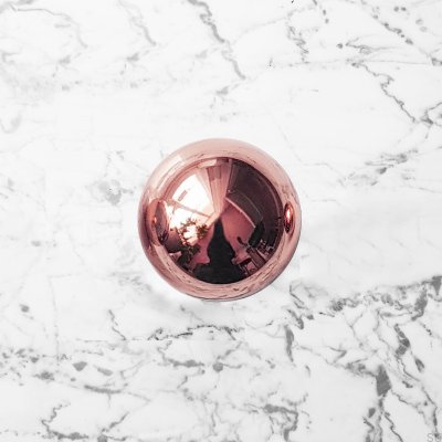 Ручка мебельная Odete M, латунь, медь, полированная