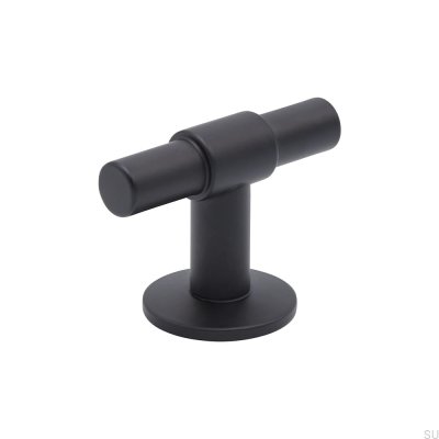 Мебельная ручка T-Bar Uniform Metal Matte Black