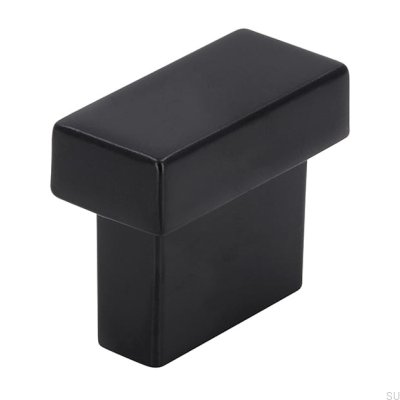 Ручка мебельная продолговатая 1595 16 Metal Black Mat