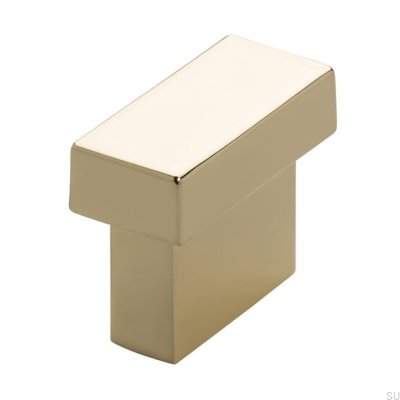 Ручка мебельная продолговатая 1595 16 Золото полированное