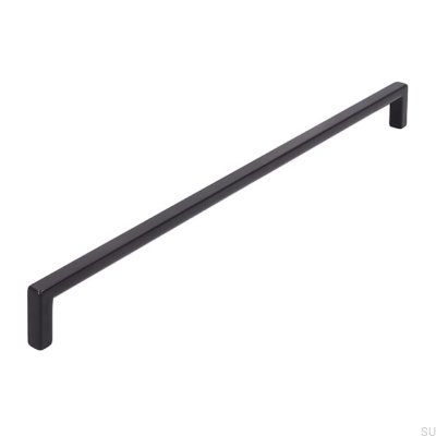 Ручка мебельная продолговатая 2108 320 Metal Black Mat