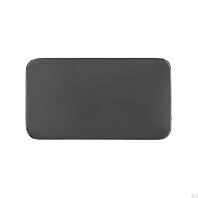 Мебельная ручка 2411 антрацит полированный