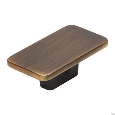 Мебельная ручка 2411 Матовый антик.