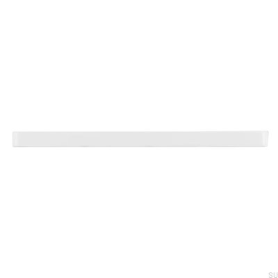 Ручка мебельная удлиненная 2027 128 Металл Белый