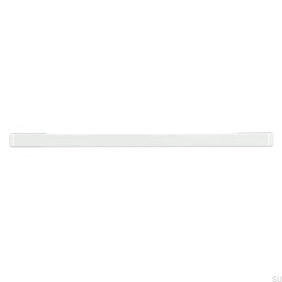 Ручка мебельная продолговатая 2027 192 Металл Белый