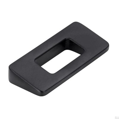 Ручка мебельная удлиненная 2394 32 Metal Black Mat