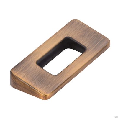 Удлиненная мебельная ручка 2394 32 Antique Gold Brushed