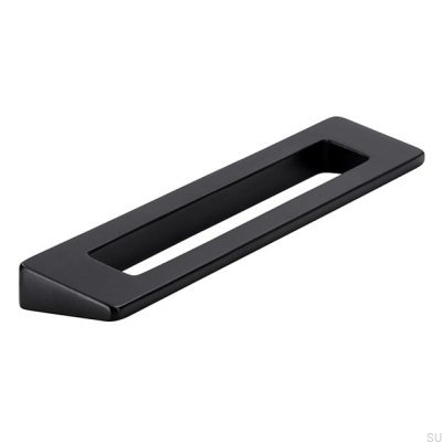 Ручка мебельная удлиненная 2394 96 Metal Black Mat