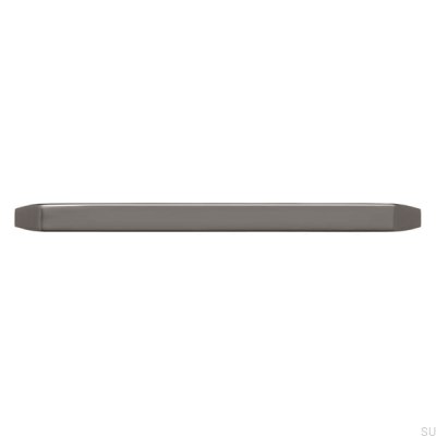 Ручка мебельная удлиненная 2391 160 Антрацит полированный