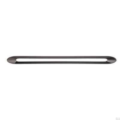 Ручка мебельная удлиненная 2374320 Антрацит полированный