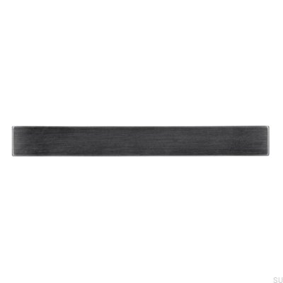 Удлиненная мебельная ручка 2157 128 Antique Silver Brushed