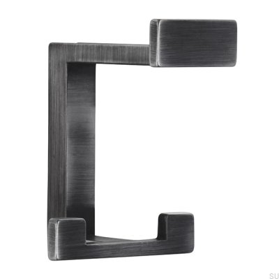 Настенная вешалка 2324 32 Antique Silver Brushed