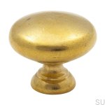 Gałka meblowa 411 32 Złota mosiężna nielakierowana zdjęcie