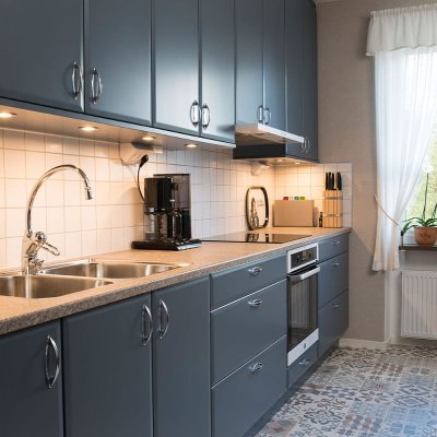 Удлиненная мебельная ручка Stil 96 Полированный хром