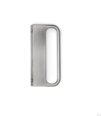 Накладная мебельная ручка, матовый никель