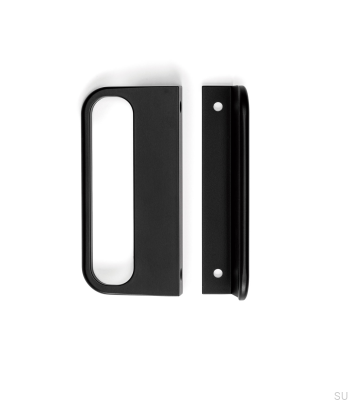 Мебельная кромка мебельная ручка Обод Металл Черный Матовый
