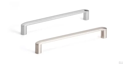 Ручка мебельная продолговатая Roma 192 Gold Brushed