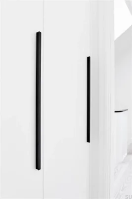 Ручка мебельная продолговатая Elan 1088, Matt Black