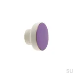 Galki do mebli SIMPLE WHITE - fioletowy - DOT Manufacture.webp