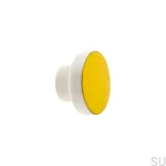 Galki do mebli SIMPLE WHITE - zolty - DOT Manufacture.webp