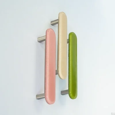 Ручка мебельная круглая, круглая 128, Стекло, Желтый