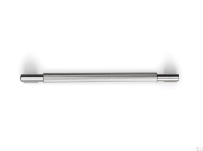 Arpa 192 продолговатая мебельная ручка, Алюминий, Серебро, Матовый