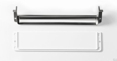 Встраиваемая мебельная ручка Nest 186, матовый никель