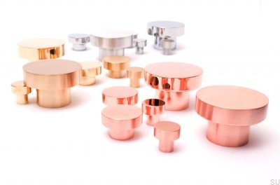 Ручка мебельная Dot 18 Polished Copper Неокрашенная