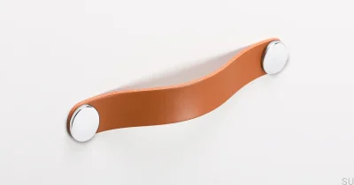 Мебельная ручка Flexa 128 Leather Beige with Silver