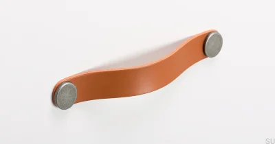 Мебельная ручка Flexa 128 Leather Beige with Tin