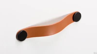 Мебельная ручка Flexa 128 Leather Beige with Black