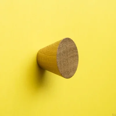 Ручка мебельная Basic Cone Wooden Oak 20 - 40 - Oil White