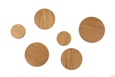 Basic Wooden Oak Wall Hanger - Бесцветное полуматовое масло