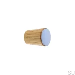Galki do mebli SIMPLE CONE emaliowane 2 cm -  jasny niebieski.webp