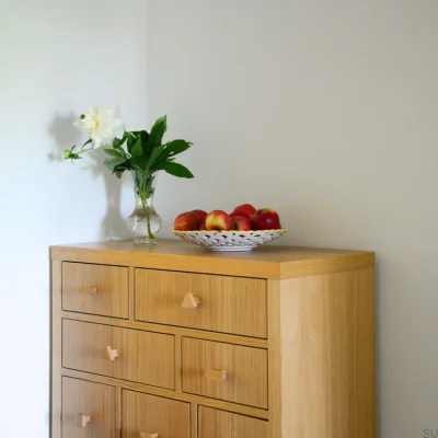 Ручка мебельная Just One Треугольная Деревянная - Масло Бесцветная Полуматовая