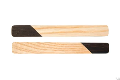 Ручка мебельная удлиненная Just Two 128 Деревянный Светло-Коричневый - Масло Бесцветный Полуматовый